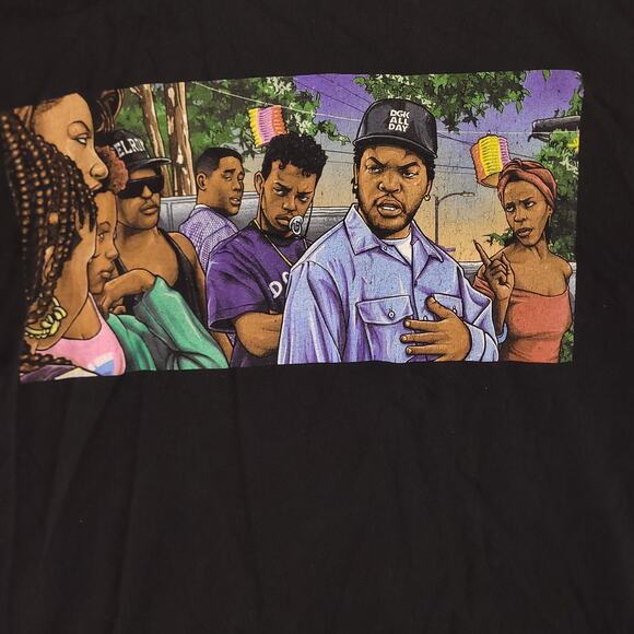 DGK Rap Short Sleeve Graphic Crew Neck Shirt Mens Size Small S Black - Picture 4 of 9